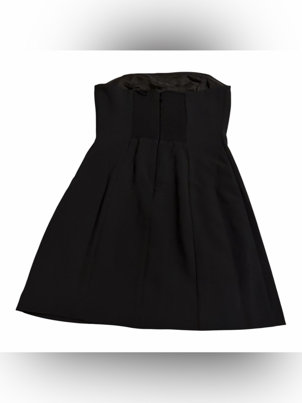 NWT Aritzia Wilfred Rarity Strapless Mini Dress Size 4 Black - Picture 6 of 7